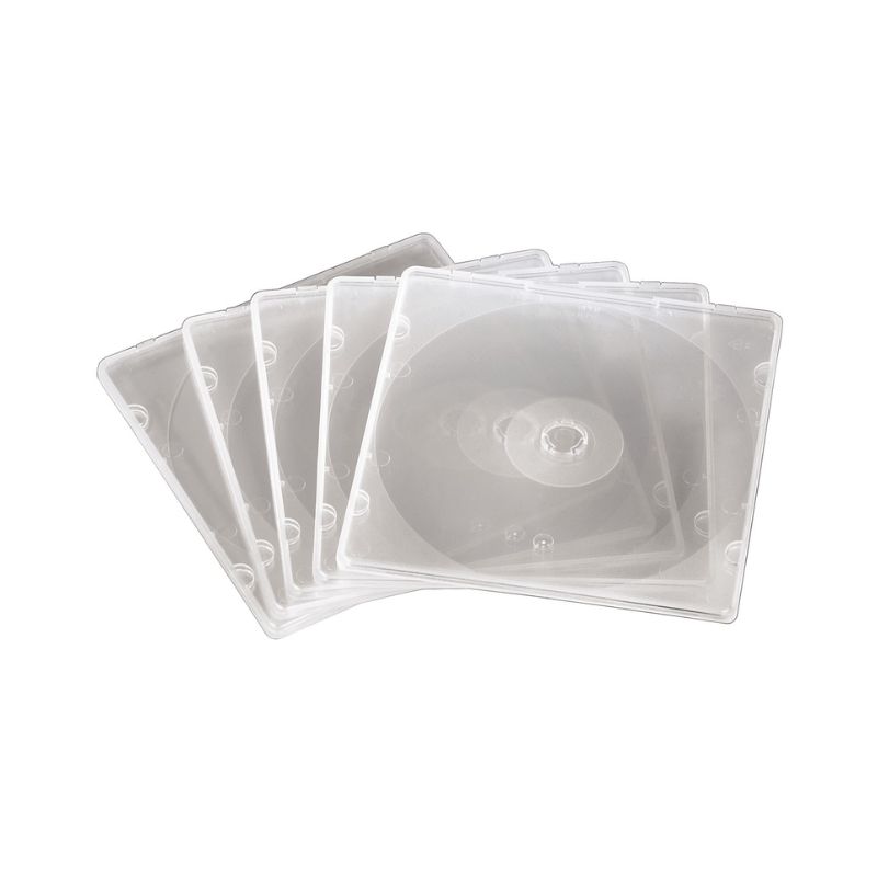 Lot de 50 Boîtiers pour CD/DVD - Slim Case HAMA