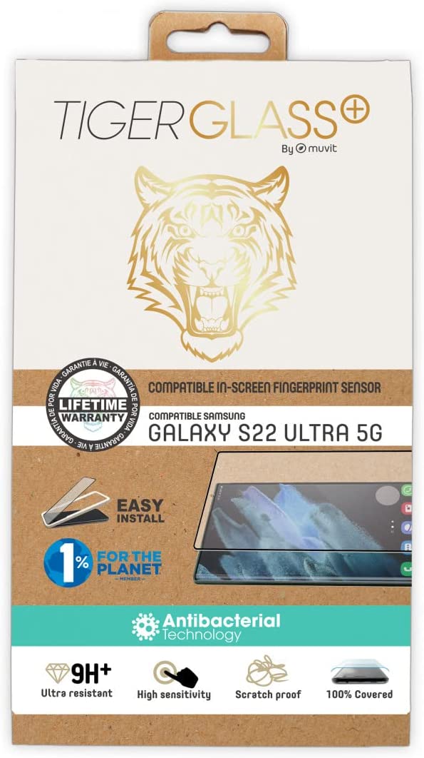 Protection d'écran en verre trempé antibactérien pour Samsung Galaxy S22  Ultra 5G TigerGlass Transparent - Fnac.ch - Protection d'écran pour  smartphone