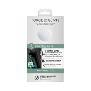 Film Privé iPhone X / XS / 11 Pro Plat - Force Glass