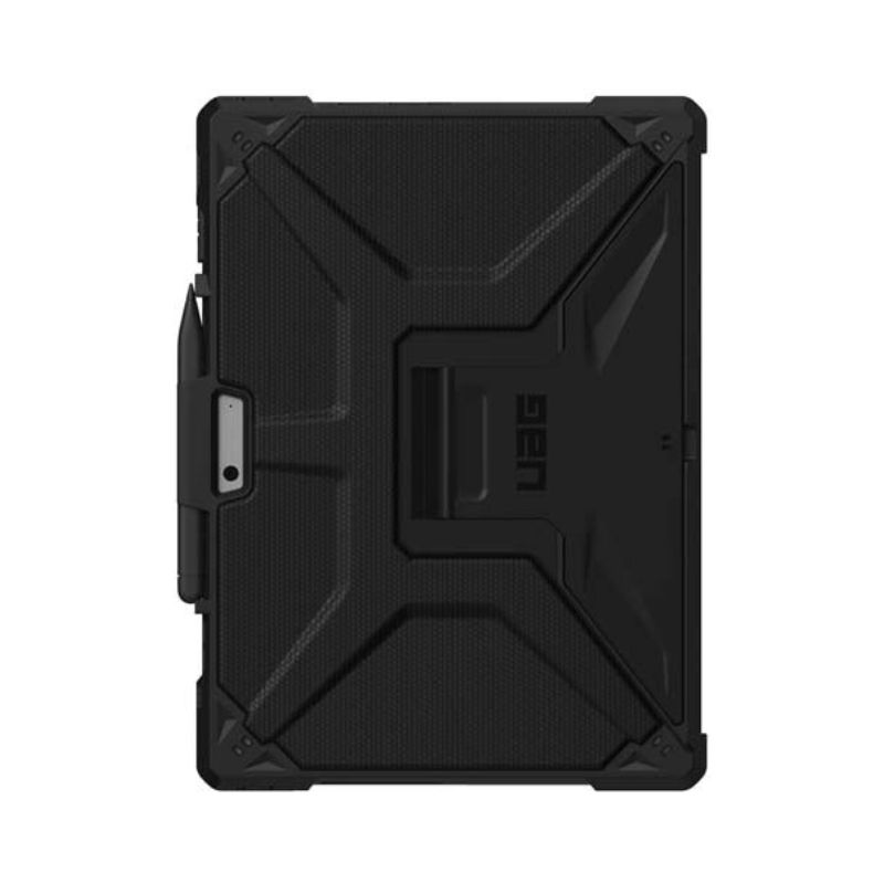 Coque Robustre Pour Microsoft Surface Pro 12 (2025) - Rotative 360° Avec Dragonne - Compatible Clavier Type Cover - Noir