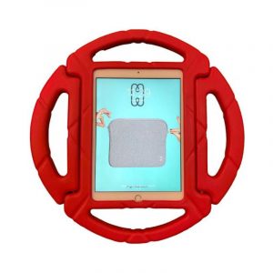E.V.A. KIDS ROUND IPAD 9.7 (2017/18 - 5TH/6TH GEN) ROUGE POLYBAG