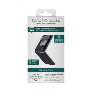 Protège écran Galaxy Z Flip 5 / Flip 6 ; 2.5D Original - Garanti à vie Force Glass