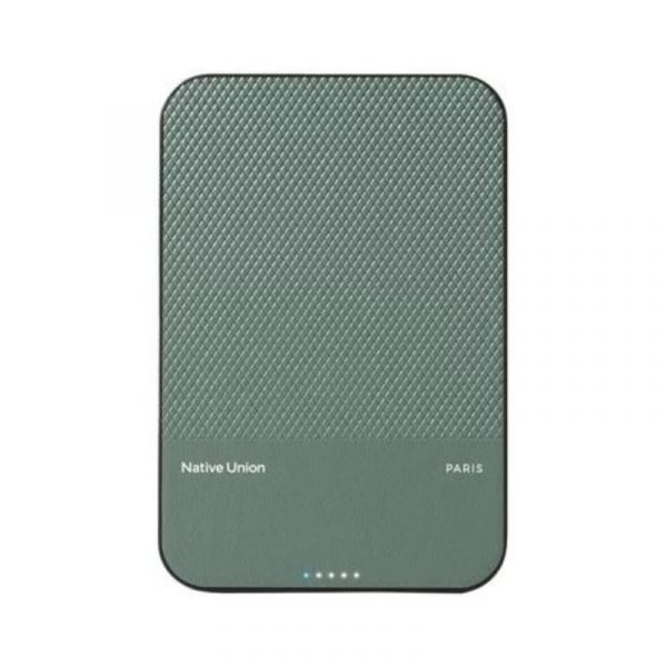 Native Union - (RE)CLASSIC batterie externe de 5000mAh Magnétique - Vert – Image 2