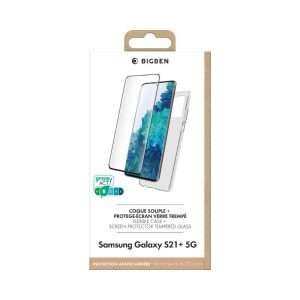 Bigben Coque Samsung Galaxy S21+ 5G + Protège écran 2.5D