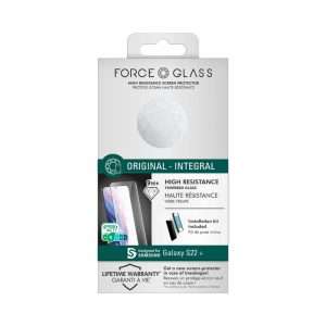 Force Glass - Protège écran Galaxy S22+ 5G 2.5D Original - Garanti à vie
