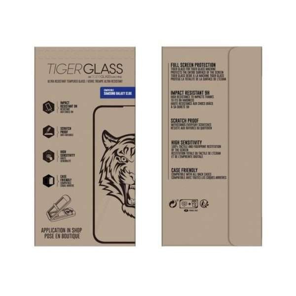 TIGER VERRE TREMPE INCURVE DEDIE MACHINE: SAMSUNG GALAXY S10e - Tiger