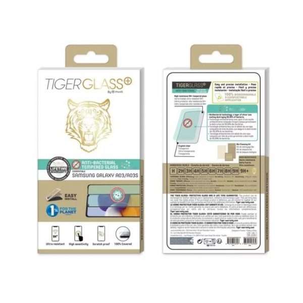 TIGER - TIGER GLASS PLUS VERRE TREMPE ANTIBACTERIEN SAMSUNG GALAXY A03/A03S