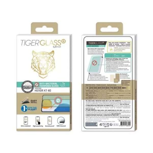 TIGER - TIGER GLASS PLUS VERRE TREMPE ANTIBACTERIEN HONOR X7 4G