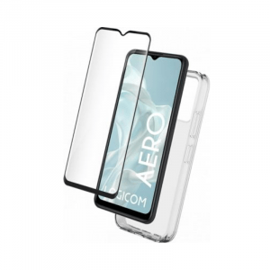 Coque Logicom Aero Souple Transparente + Protège écran + SmartFrame - Bigben