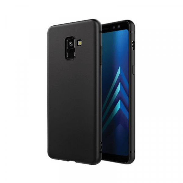 Coque TPU Samsung A8 Noir Polybag - MW