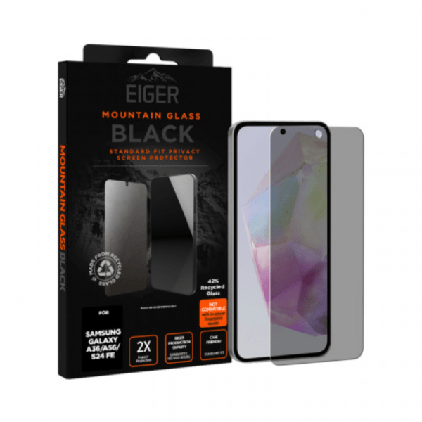 Verre Trempé Premium 2.5D Privacy Pour Samsung Galaxy S24 FE / A36 / A56 - EIGER