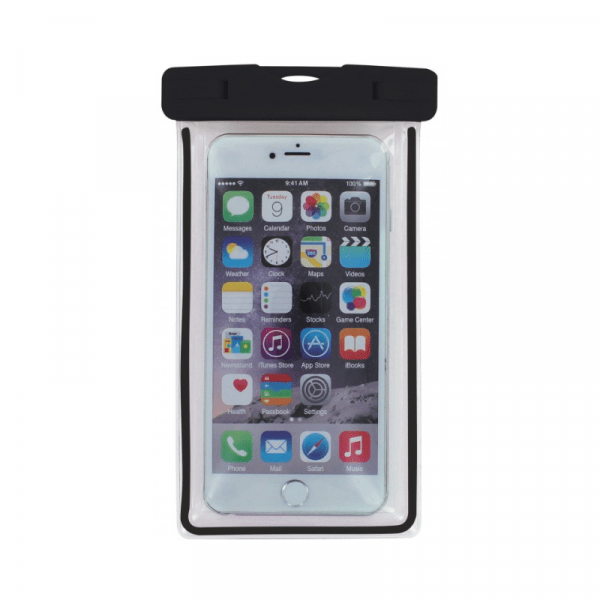 Etui Etanche IPX8 Immersion 10 Mètres - Taille Universelle Noir - Wantalis
