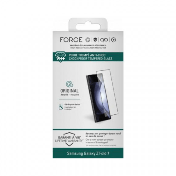 Protège écran Samsung Q7 Original 2.5D Verre trempé - Force Glass