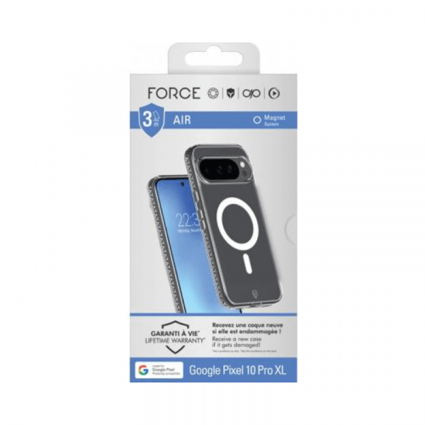 Coque renforcée Magnet Google Pixel 10 Pro XL AIR 3m Transparente - Force Case