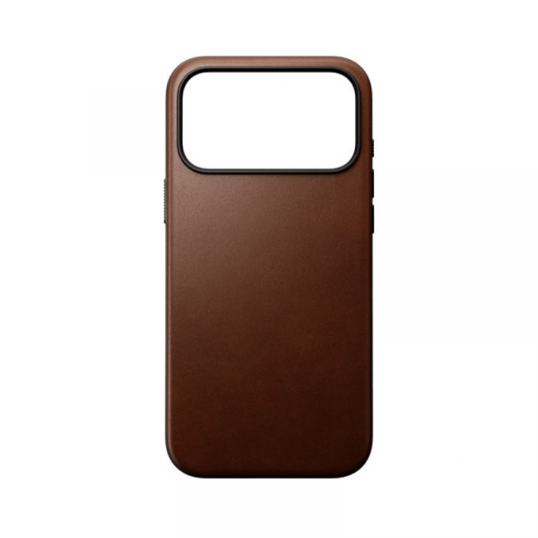 Coque Modern Cuir iPhone 17 Pro Max Marron - Nomad