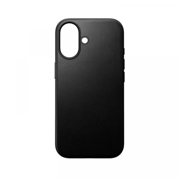 Coque Modern Cuir iPhone 17 Noir - Nomad