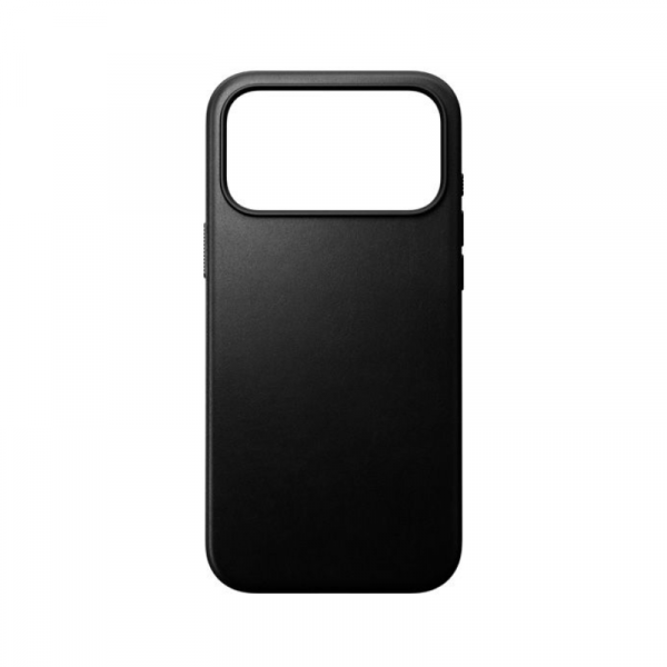 Coque Modern Cuir iPhone 17 Pro Max Noir - Nomad