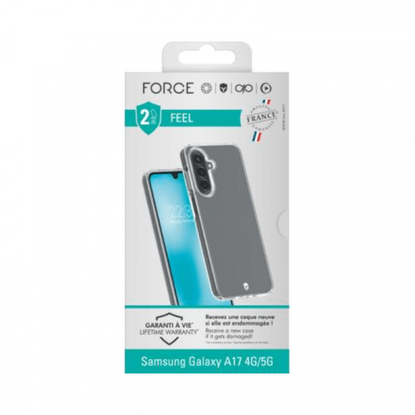 Coque renforcée Samsung Galaxy A17 4G/5G FEEL 2m Transparente - Force Case