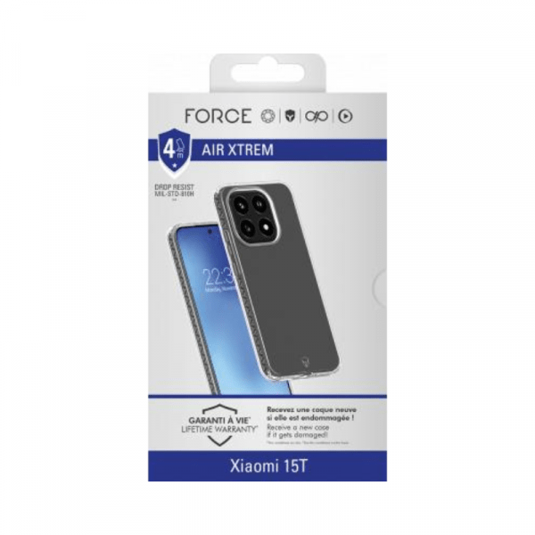 Coque renforcée MagSafe Xiaomi 15T AIR XTREM 4m Norme Militaire - Force Case