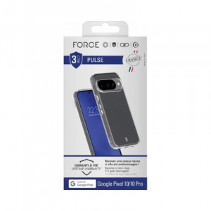 Coque renforcée Google Pixel 10 / Pixel 10 Pro PULSE Origine France Garantie 3m Transparente - Force Case