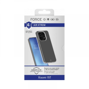 Coque renforcée MagSafe Xiaomi 15T AIR XTREM 4m Norme Militaire MIL-STD 810G Transparente - Force Case