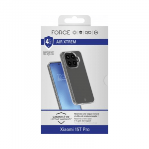 Coque renforcée MagSafe Xiaomi 15T Pro AIR XTREM 4m Norme Militaire MIL-STD 810G Transparente - Force Case