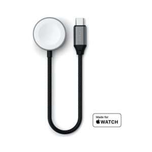 Cable de charge rapide USB-C apple watch space gray - Satechi