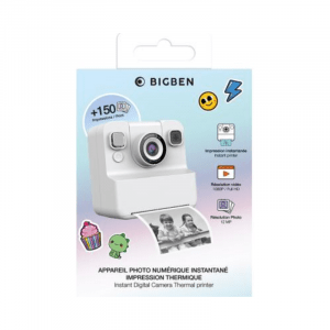 Appareil photo instantané Imprimante thermique Blanc - Bigben