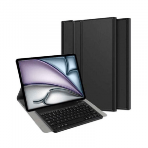 Folio clavier Bluetooth premium AZERTY iPad Air 13 (2025/24 - M3/M2) Noir - Just in Case