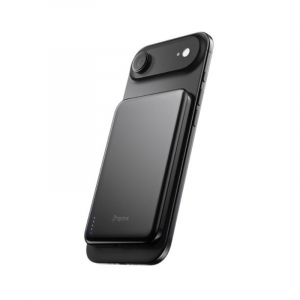 Batterie Magnétique SolidSafe™ Air Titanium 5000mAh Qi2 Noir - BMX