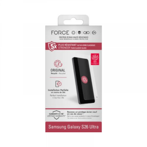 Protège écran Samsung Galaxy S26 Ultra Original 2D Verre organique - Force Glass