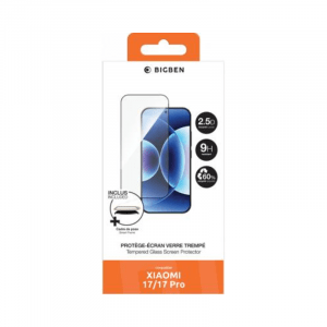 Protège écran Xiaomi 17 / 17 Pro + SmartFrame™ 2.5D Verre trempé - Bigben