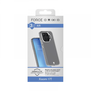 Coque renforcée Xiaomi 17T AIR 3m Transparente - Force Case