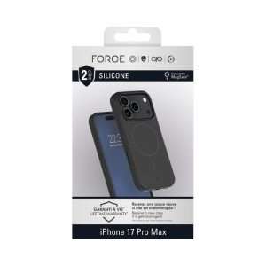 Coque Silicone iPhone 17 Pro Max 2m Noire - Force Case