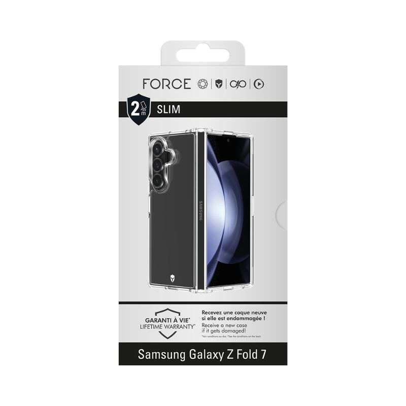 Force Case Renforcée SLIM Galaxy Z Fold 7 2m