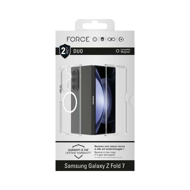 Force Case DUO Galaxy Z Fold 7 – Protection Renforcée 2m