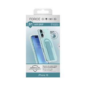 Force Case Air Grip MagSafe Vert iPhone 16 – Protection 3m