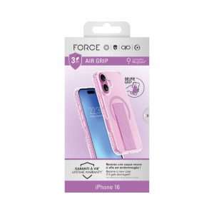 Force Case Air Grip MagSafe Rose iPhone 16 – Protection 3m