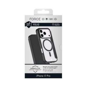 Force Case Folio iPhone 17 Pro MagSafe – Antichoc 2m Noir