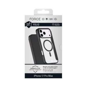 Force Case Folio iPhone 17 Pro Max MagSafe – Antichoc 2m Noir