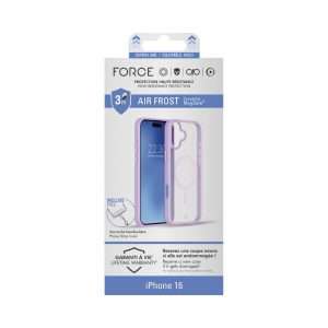 Force Case AIR Frost Rose iPhone 16 – Protection 3m