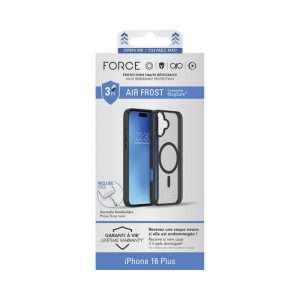 Force Case AIR Frost Noire iPhone 16 Plus – Protection 3m