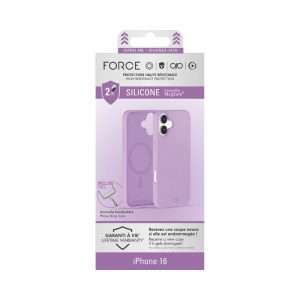 Coque Silicone iPhone 16 2m Rose - Force Case