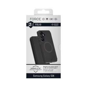 Force Case Folio Magnet Galaxy S26 Antichoc 2m - Noir