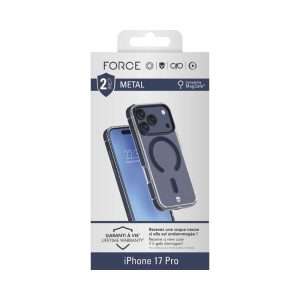 Coque METAL iPhone 17 Pro 2m Bleu - Force Case