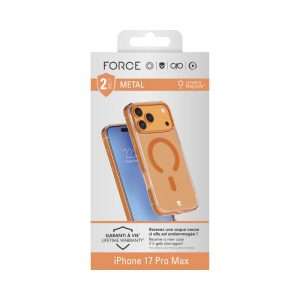 Coque METAL iPhone 17 Pro Max 2m Orange - Force Case