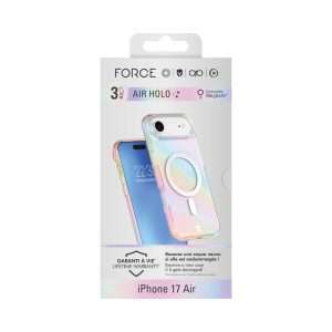 Force Case Air iPhone 17 Air MagSafe Holographique 3m