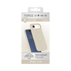 Coque Silicone iPhone 17 Air 2m Beige - Force Case