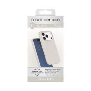 Coque Silicone iPhone 17 Pro 2m Blanc - Force Case