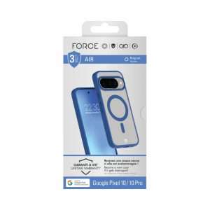 Force Case Coque Air Magnet Google Pixel 10/10 Pro Bleue 3m
